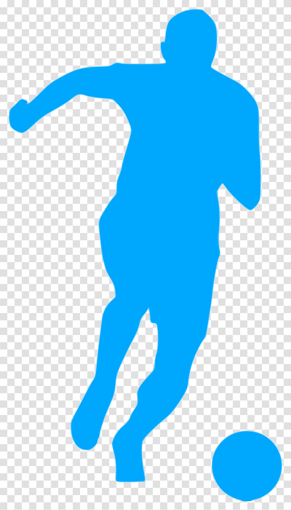 Silhouette Football 27 Clip Arts Football Icon Blue, Person, Sleeve, Outdoors, Hand Transparent Png
