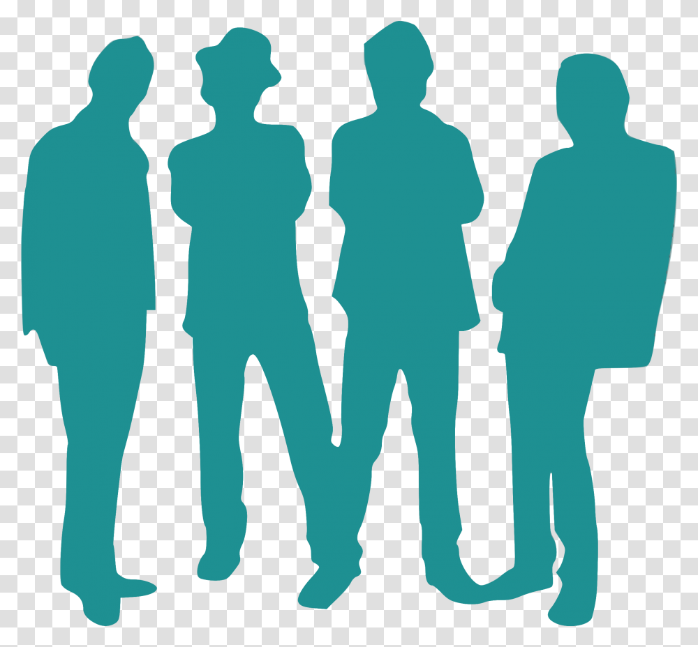 Silhouette Groupe 03 Clip Arts Rolling Stone Band, Person, Human, People, Green Transparent Png