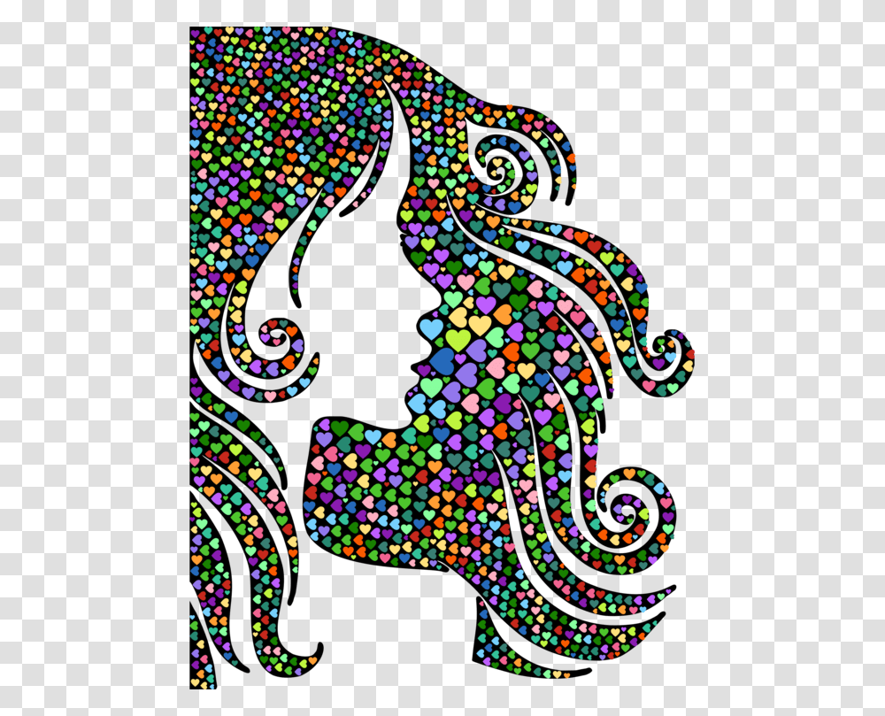 Silhouette Hairdresser Beauty Parlour Face, Parade, Pattern Transparent Png