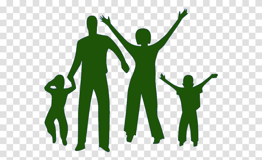 Silhouette Happy Family Clipart, Hand, Holding Hands, Crowd, Pedestrian Transparent Png