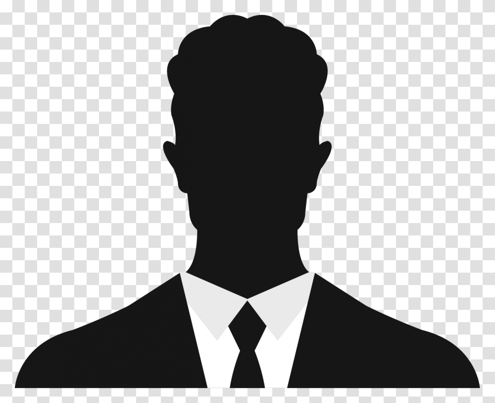 Silhouette Homo Sapiens Management Person Generic Profile Photo Male, Suit, Overcoat, Tuxedo Transparent Png