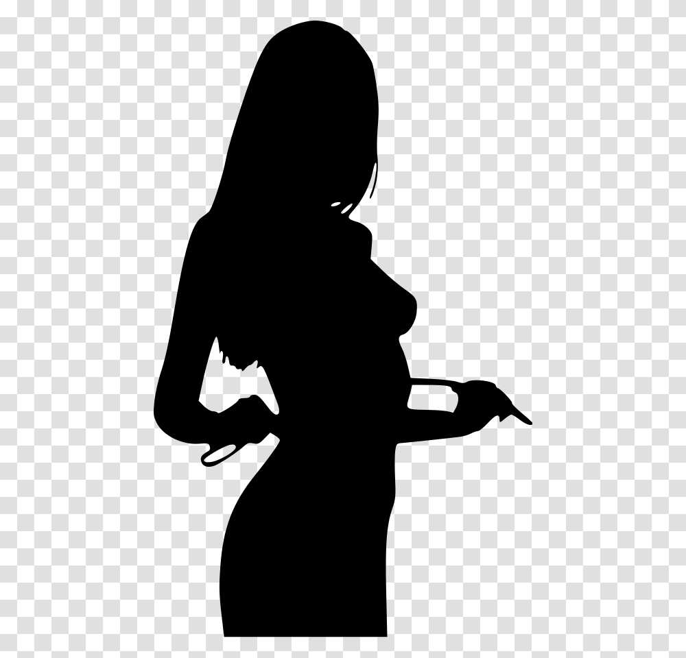 Silhouette Human Woman Sex Sexy People Female Silhouette, Gray, World Of Warcraft Transparent Png