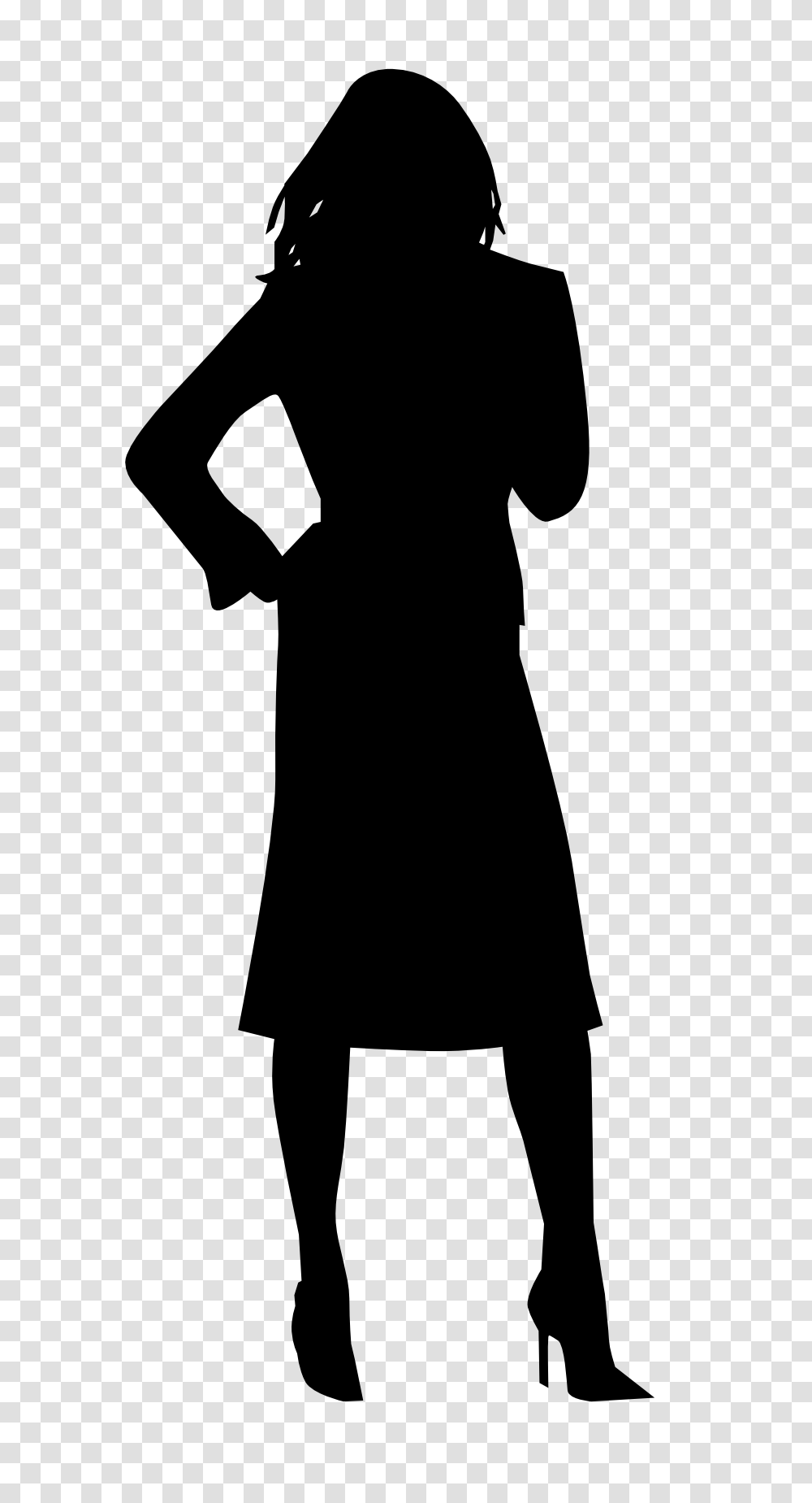 Silhouette Images, Sleeve, Dress, Standing Transparent Png