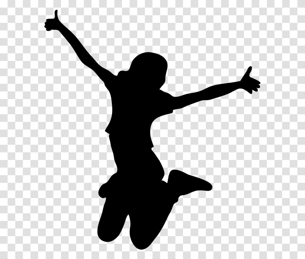 Silhouette Jump Silhouette Cartoon, Gray, World Of Warcraft Transparent Png