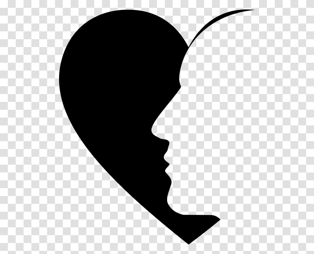 Silhouette Line Art Black And White Drawing Head, Gray, World Of Warcraft Transparent Png