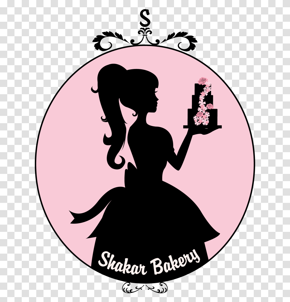 Silhouette Logo Baker Girl Silhouette, Poster, Advertisement, Performer, Person Transparent Png