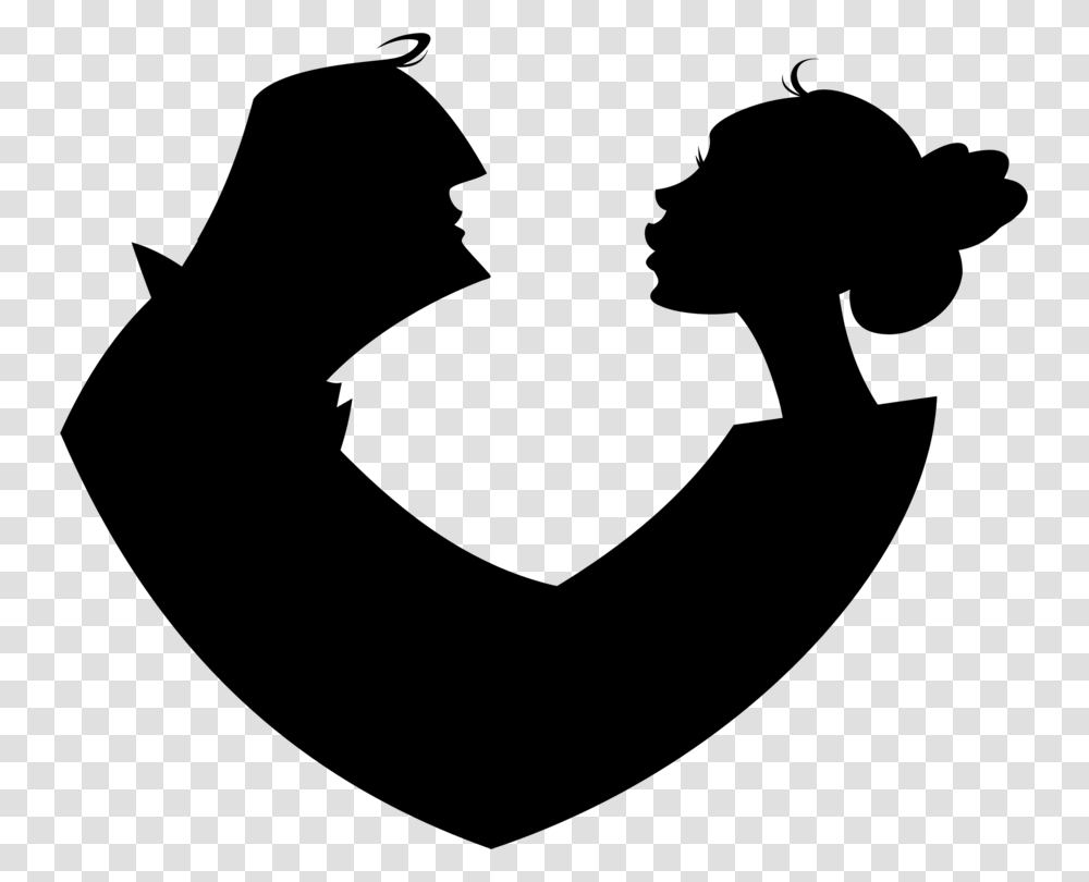 Silhouette Love Wedding Romance, Gray, World Of Warcraft Transparent Png
