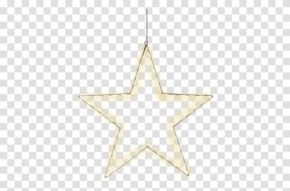 Silhouette Lumiwall Lighting, Star Symbol, Gold Transparent Png