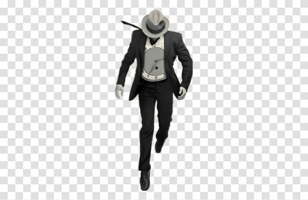 Silhouette Man Running Blackandwhite Ftestickers Tommy Ingberg, Suit, Overcoat, Person Transparent Png