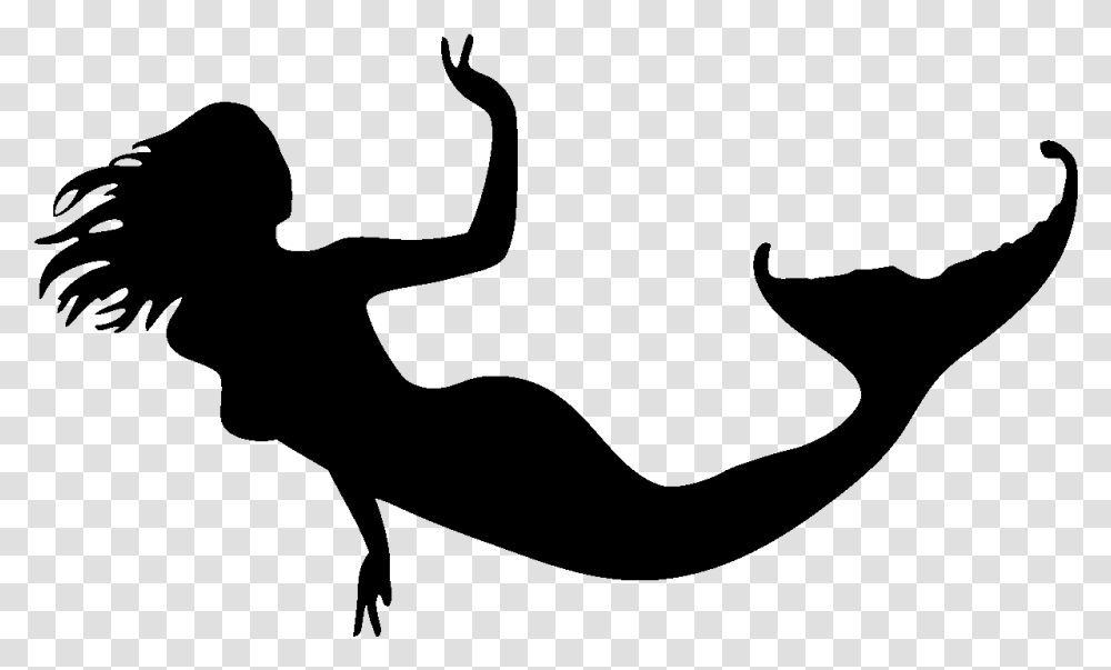 Silhouette Mermaid Photography Drawing Clip Art Mermaid Silhouette Mermaid, Gray, World Of Warcraft Transparent Png