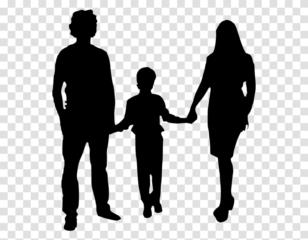 Silhouette Mother Father Isolated Mom And Dad Clipart, Gray, World Of Warcraft Transparent Png