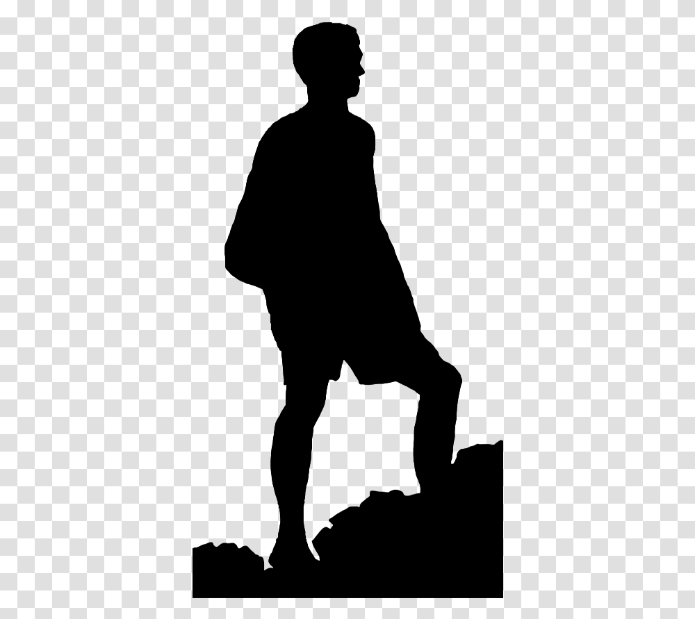 Silhouette Mountain Climber, Gray, World Of Warcraft Transparent Png