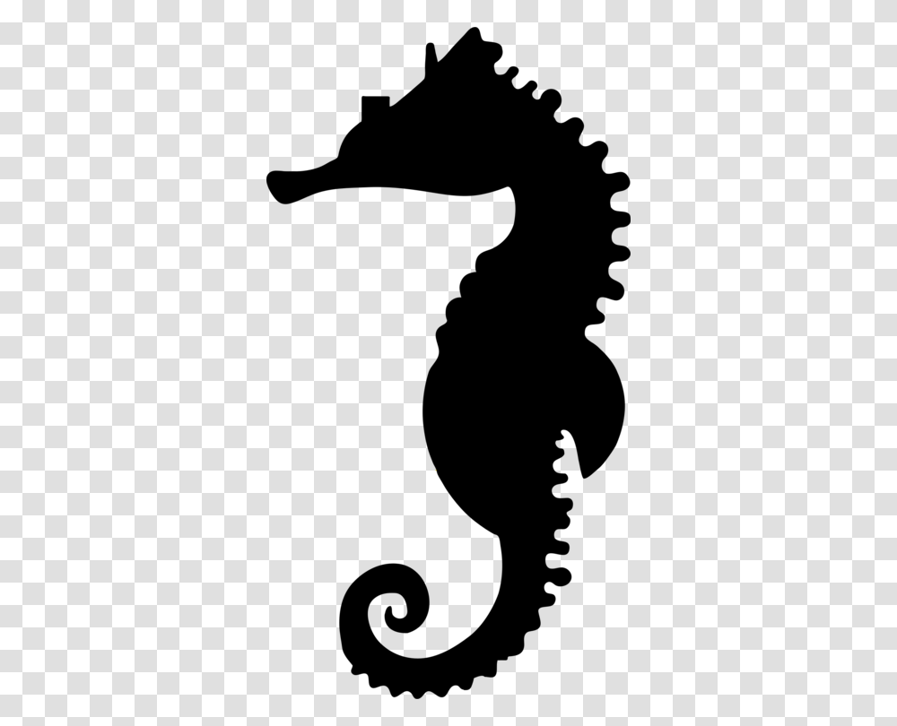Silhouette Northern Seahorse Pipefishes And Allies Great Seahorse, Outdoors, Nature, Astronomy, Outer Space Transparent Png