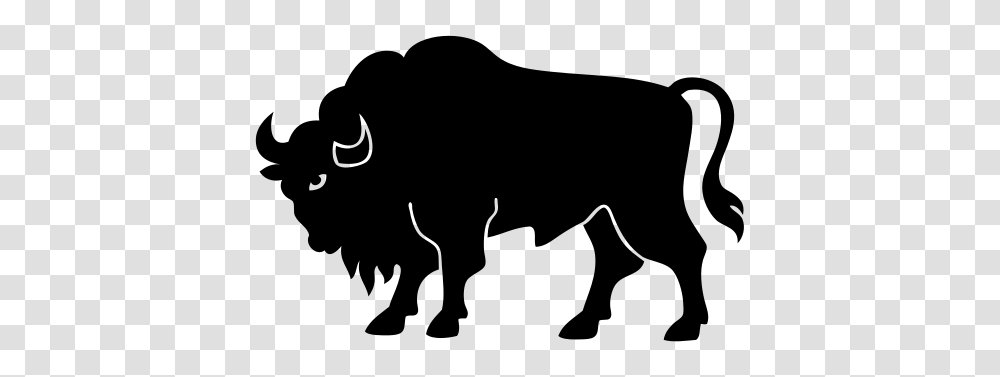 Silhouette Of A Bison, Gray, World Of Warcraft Transparent Png