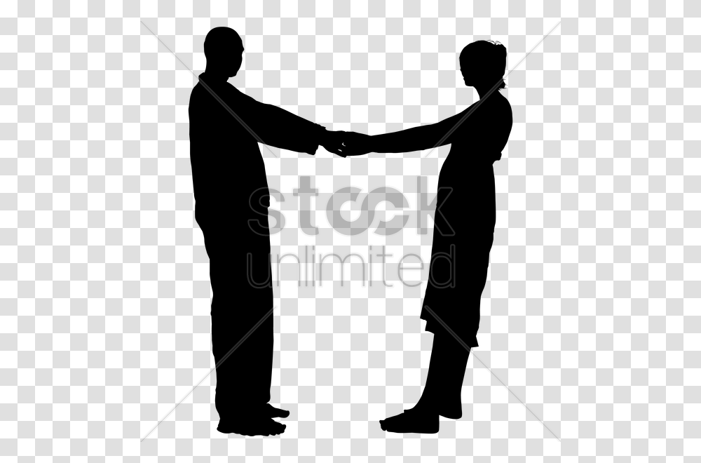 Silhouette Of A Couple Holding Hands Vector Image Silhouette, Sport, Oars, Injection Transparent Png