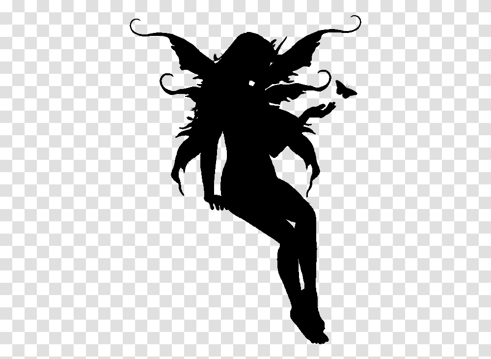 Silhouette Of A Fairy, Person, Human, Fireman, Musician Transparent Png