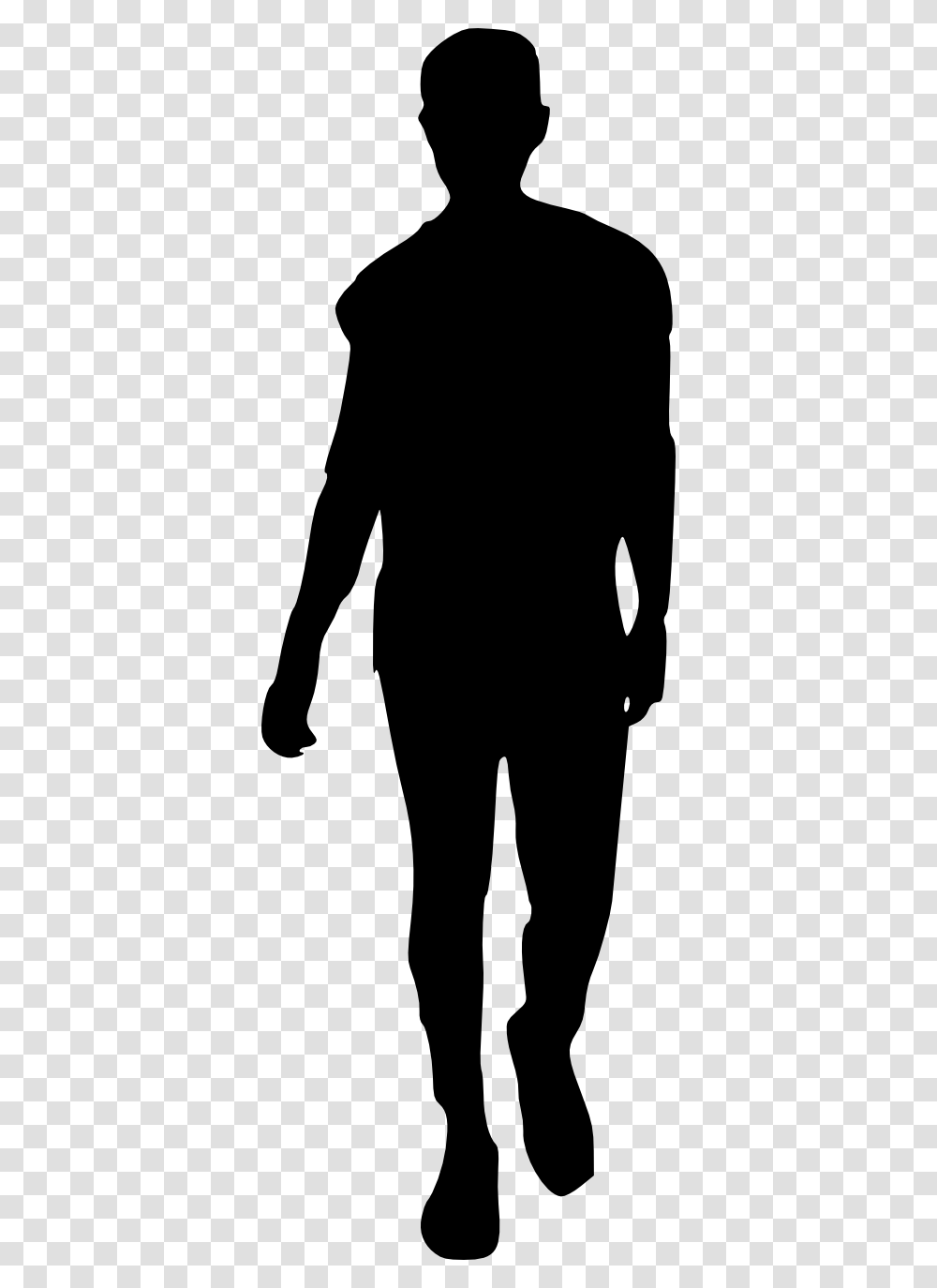 Silhouette Of A Muscular Man, Person, Human, Sleeve Transparent Png