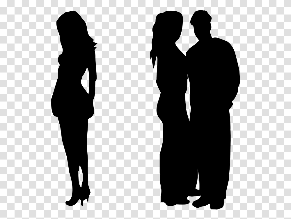 Silhouette Of A Sad Girl, Person, People, Back Transparent Png