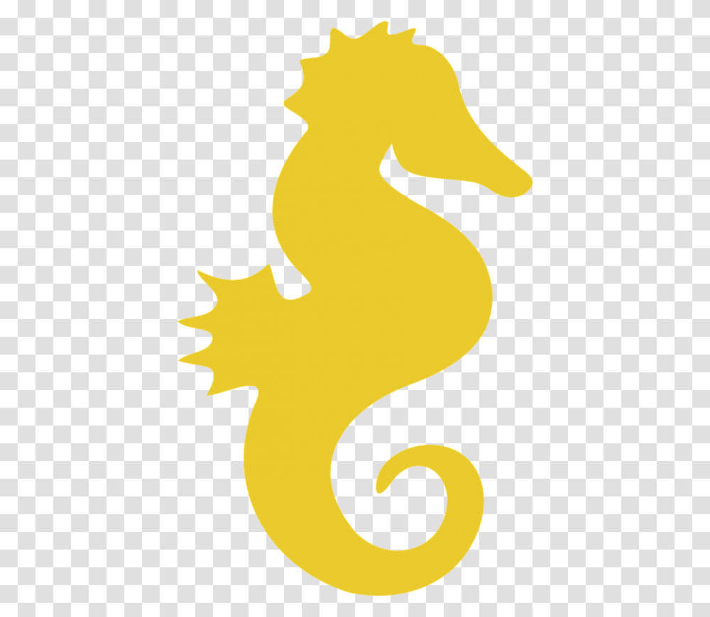 Silhouette Of A Seahorse Clipart Download Silhouette Sea Horse Clip Art, Leaf, Plant Transparent Png