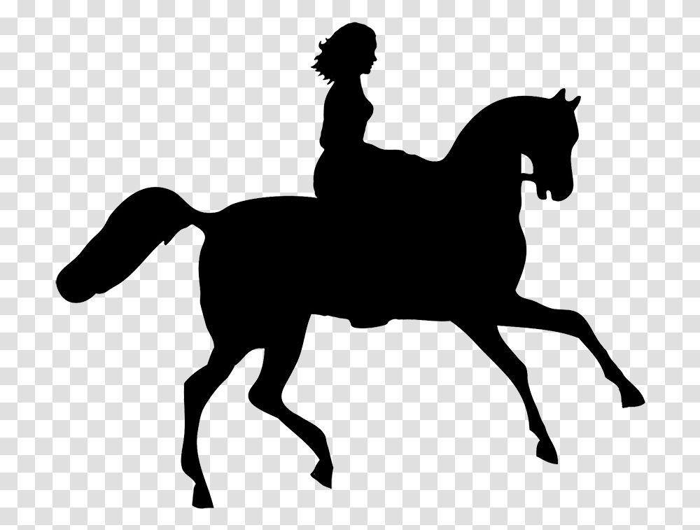 Silhouette Of A Unicorn, Horse, Mammal, Animal, Stencil Transparent Png