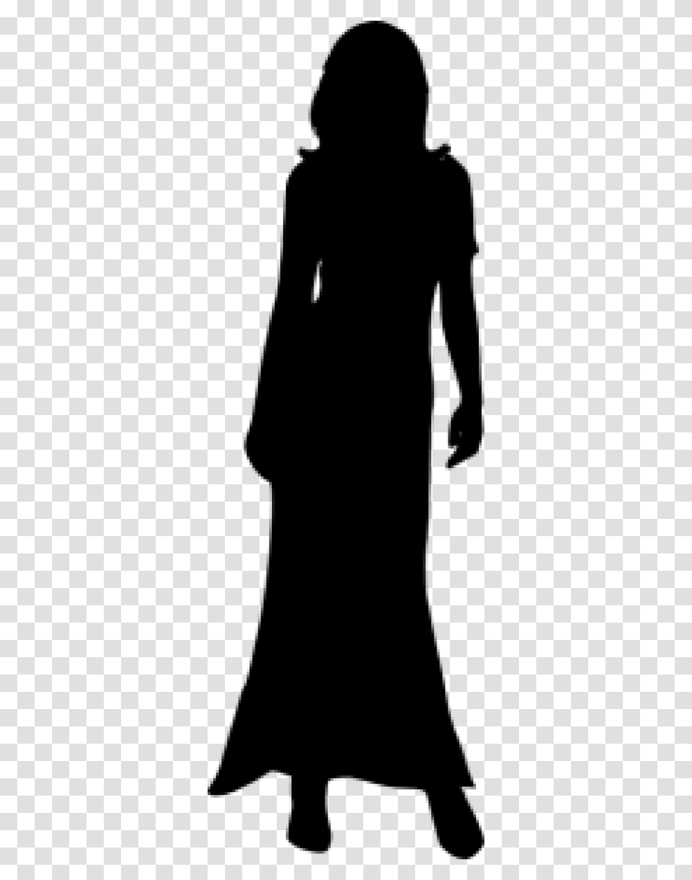 Silhouette Of A Woman, Gray, World Of Warcraft Transparent Png