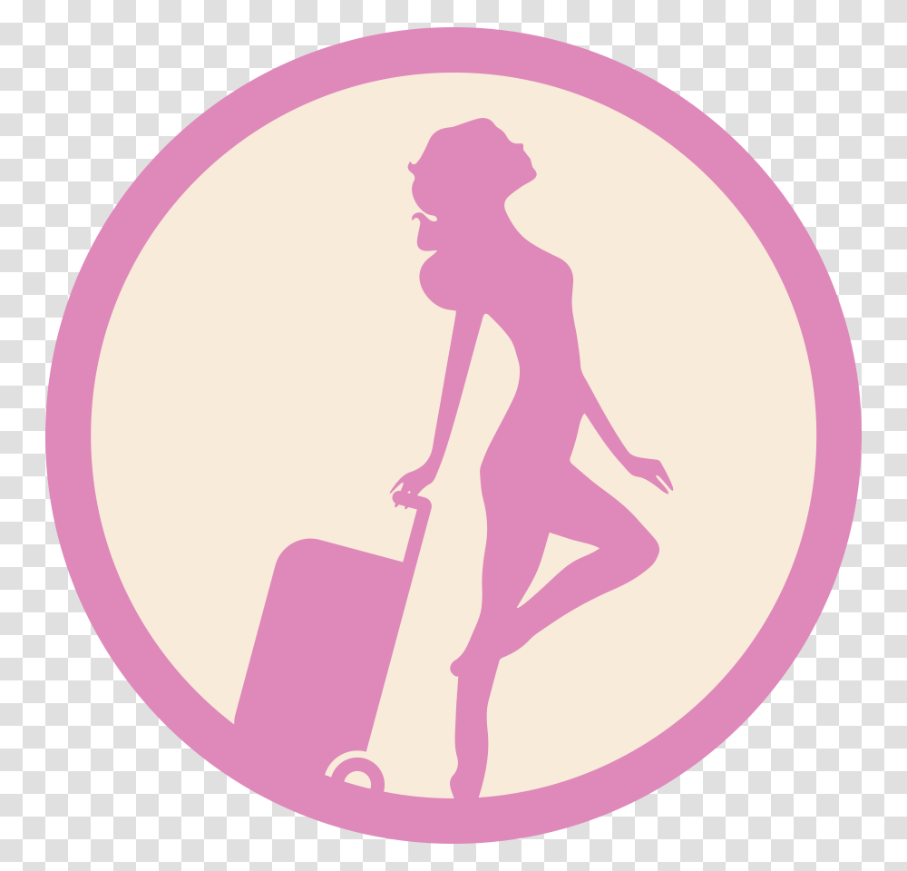 Silhouette Of A Woman, Painting, Logo Transparent Png