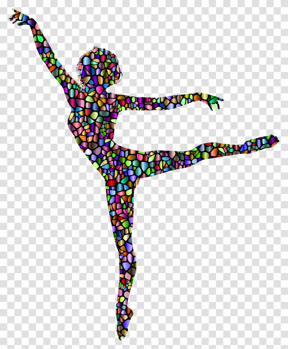 Silhouette Of Abstract Dancer Silhouette Lyrical Dancers, Light Transparent Png