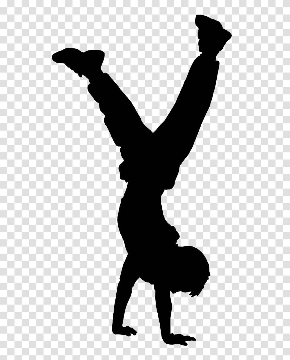 Silhouette Of Boy Doing Handstand Silhouettes Silhouette, Phone, Electronics, Mobile Phone, Cell Phone Transparent Png