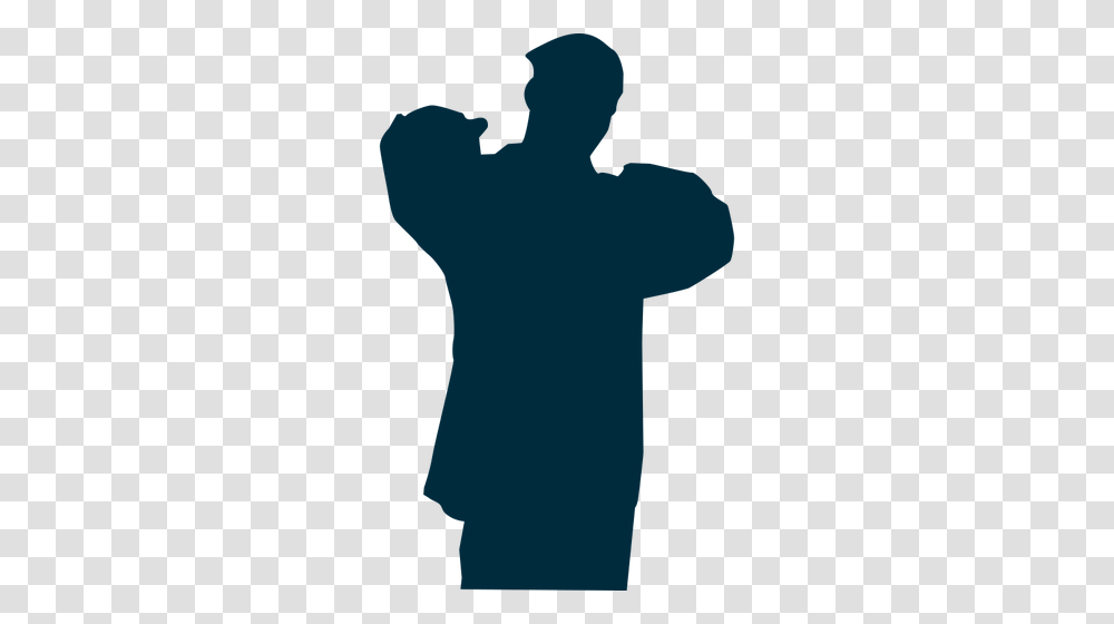 Silhouette Of Break Dancer Vector Drawing, Back, Hand, Face, Torso Transparent Png