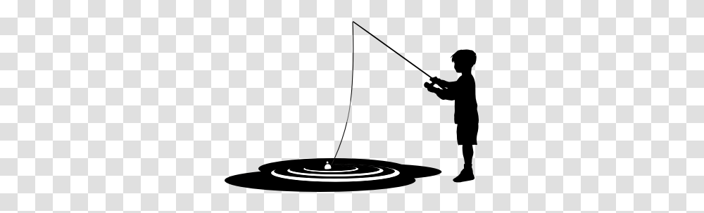 Silhouette Of Fish Clipart Collection, Person, Outdoors, Water, Fishing Transparent Png