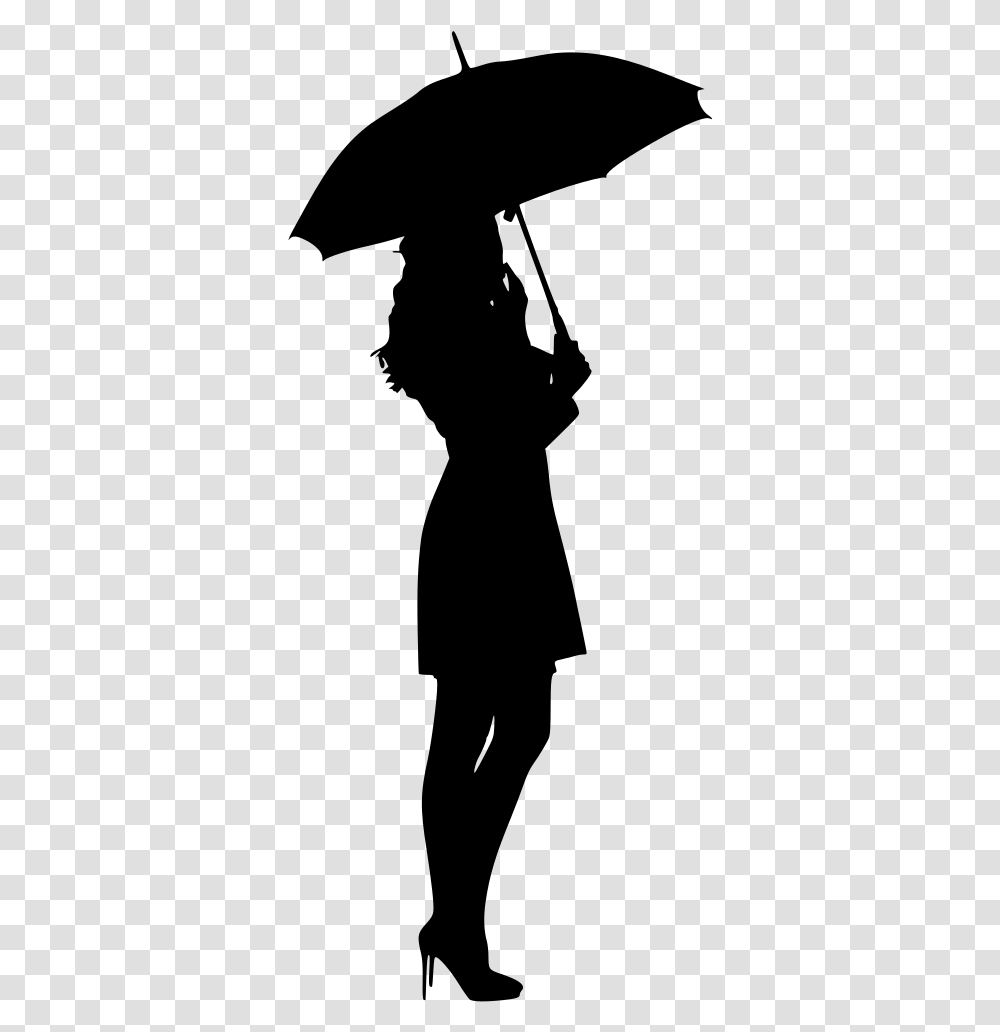 Девушка с зонтом рисунок