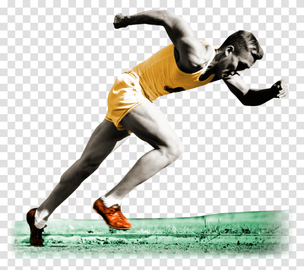 Silhouette Of Man Running Male Runner Black And White, Person, Human, Shoe, Footwear Transparent Png