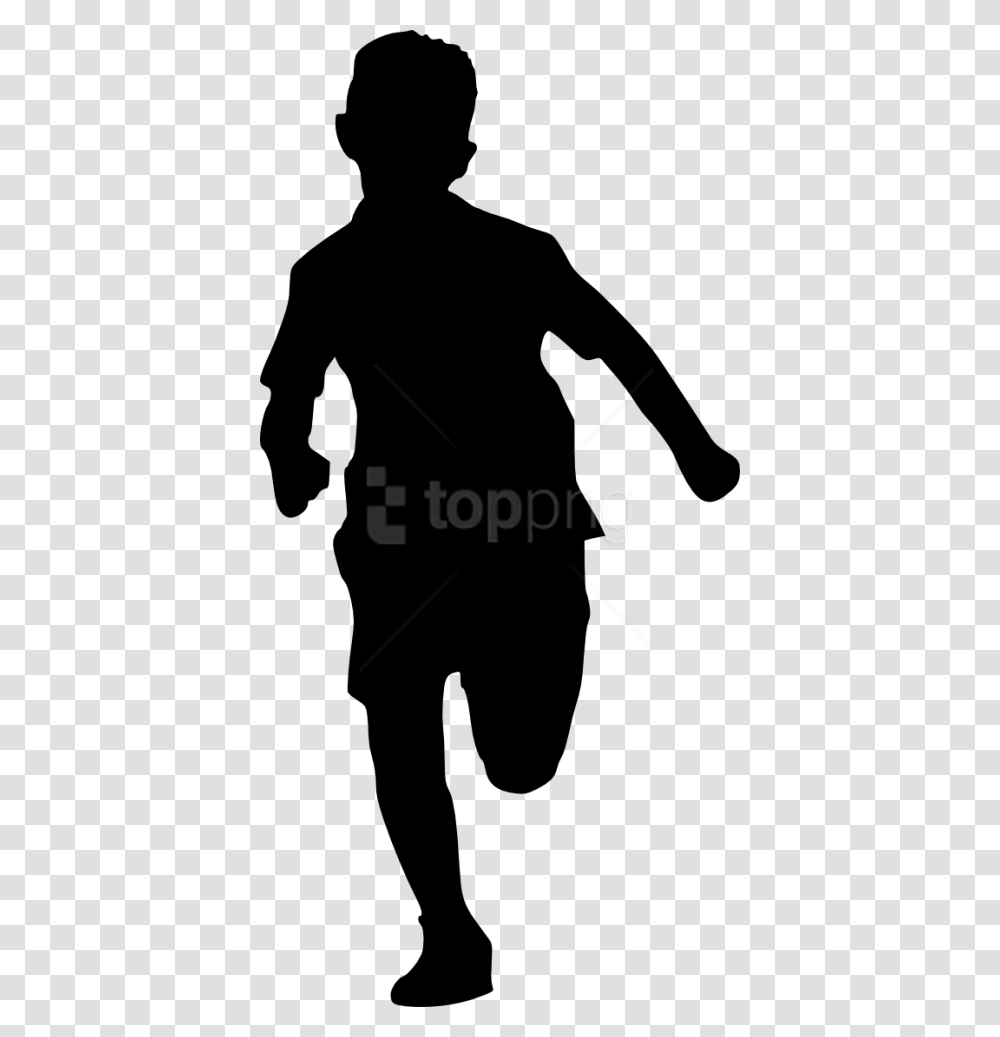 Silhouette Of Person Running Away, Ninja, Human, Stencil, Kneeling Transparent Png