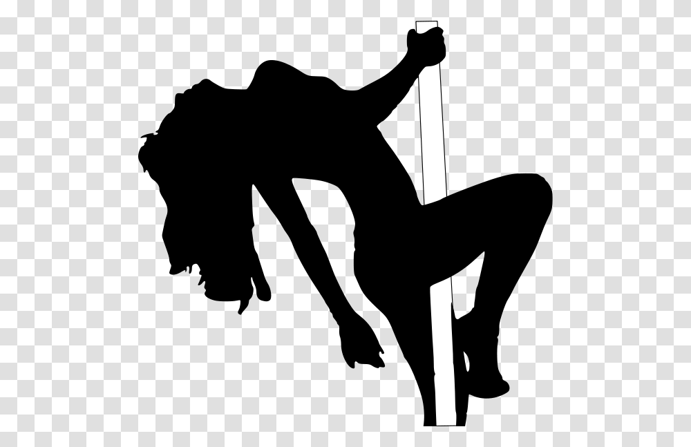 Silhouette Of Stripper On A Pole Clip Arts Pole Dancer Silhouette, Cross, Number Transparent Png