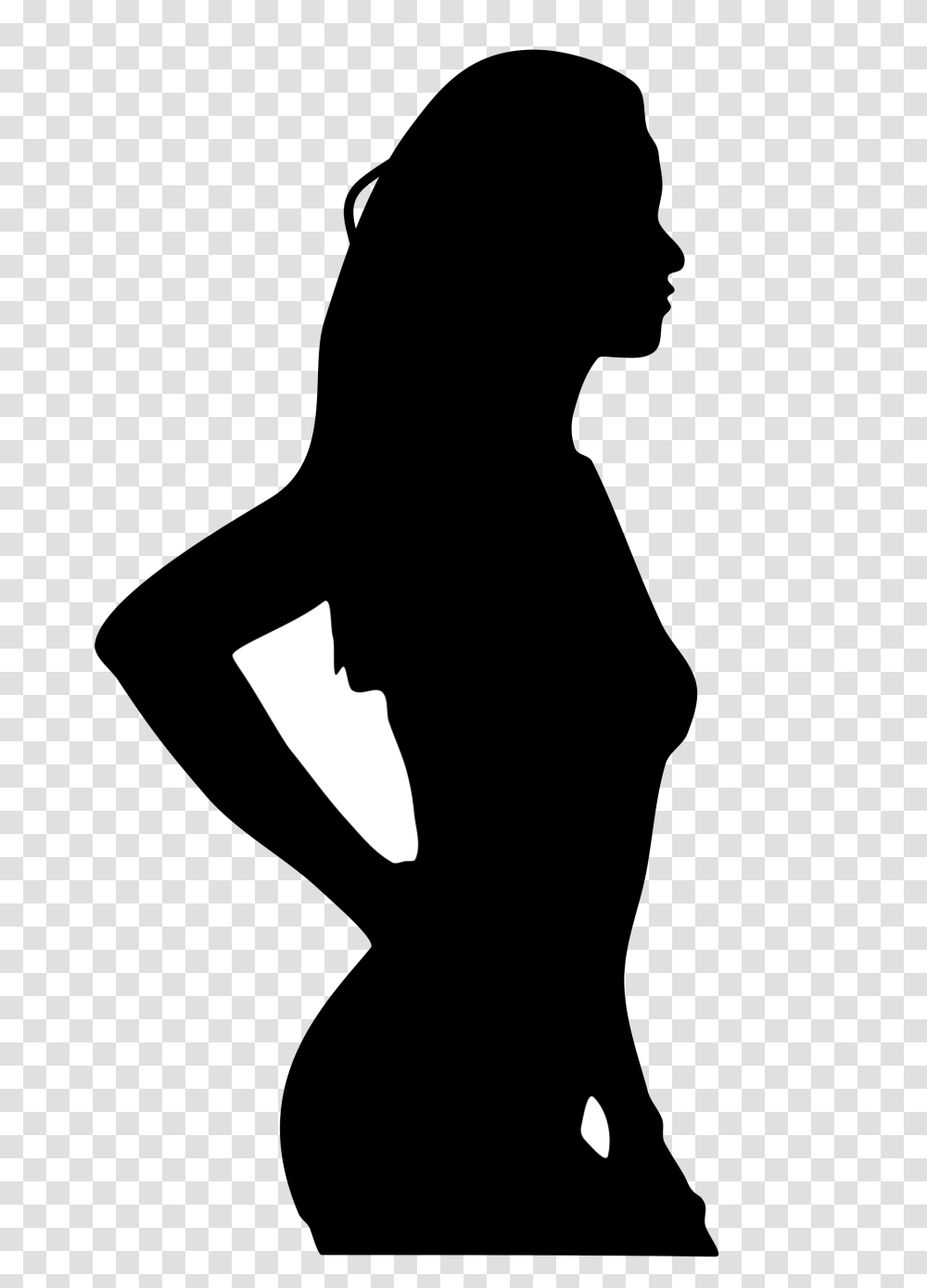 Silhouette Of Woman In Bikini, Triangle, Pillow, Cushion Transparent Png