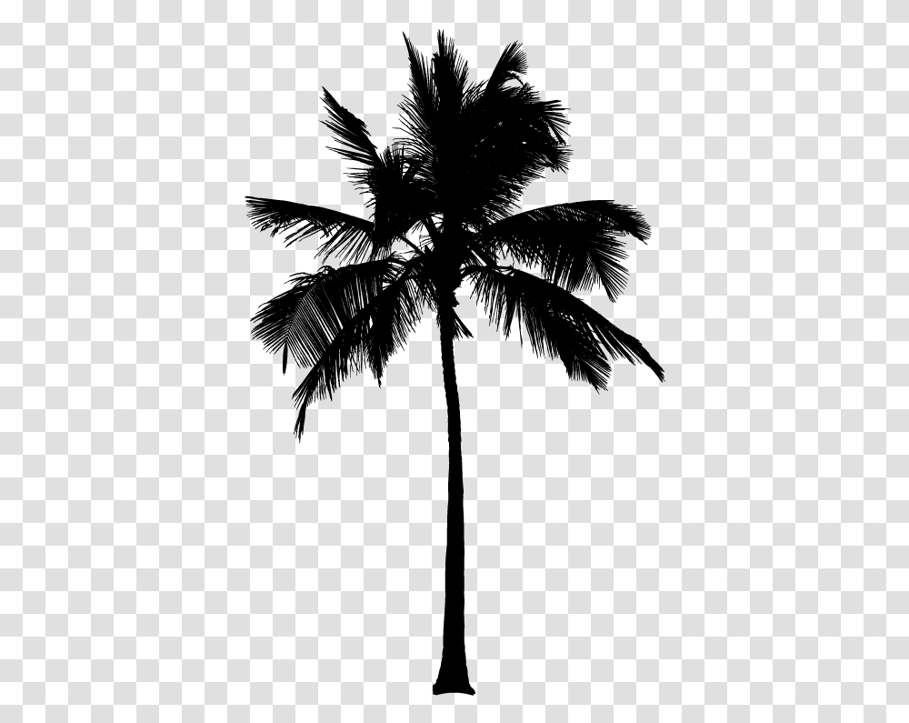 Silhouette Palm Tree, Gray, World Of Warcraft Transparent Png