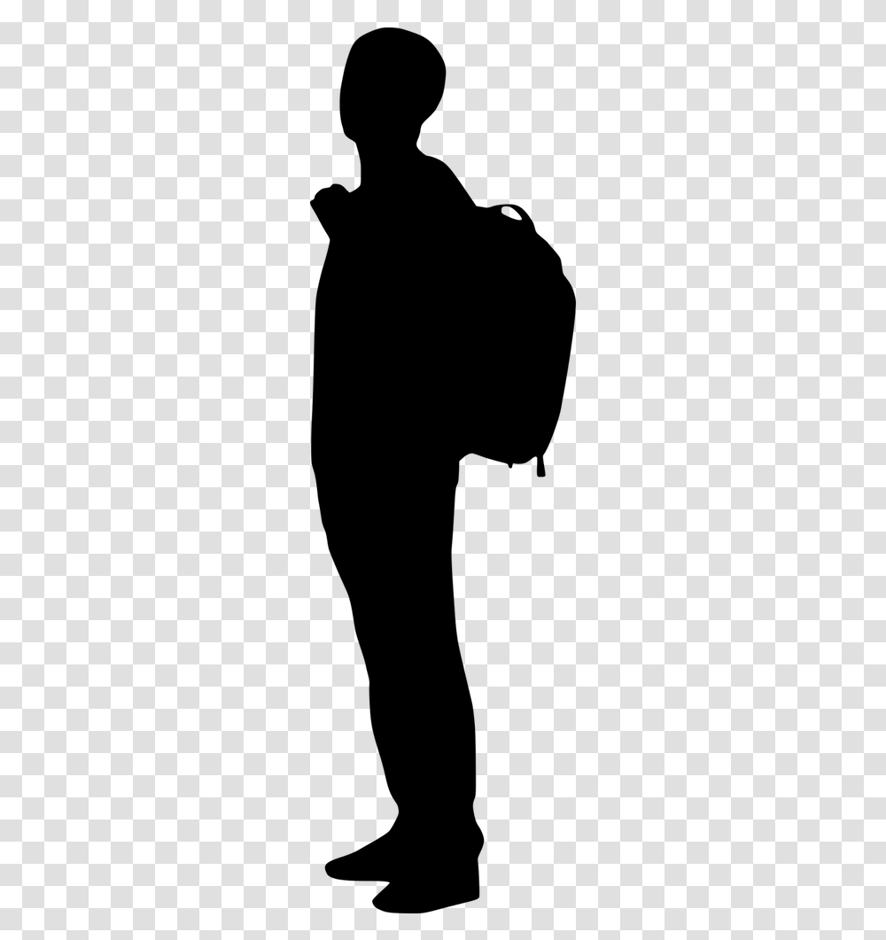 Silhouette People Man Men Silhouette, Gray, World Of Warcraft Transparent Png