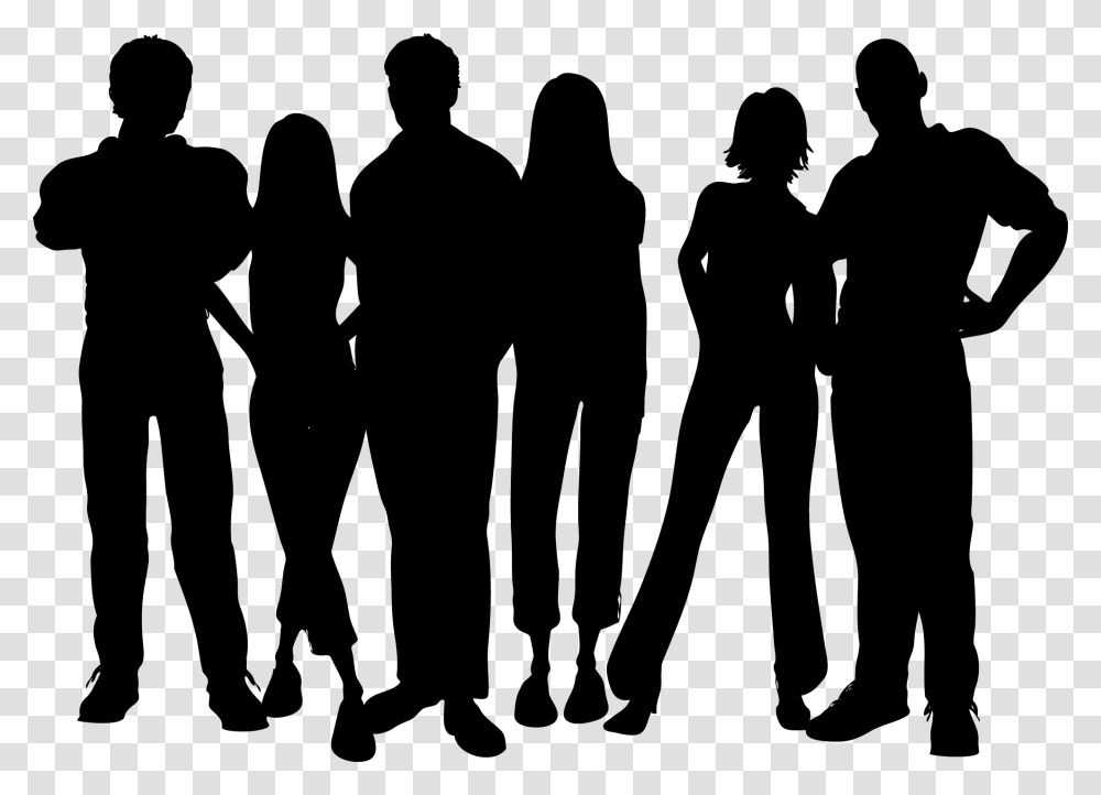 Silhouette People Silhouette People, Gray, World Of Warcraft Transparent Png