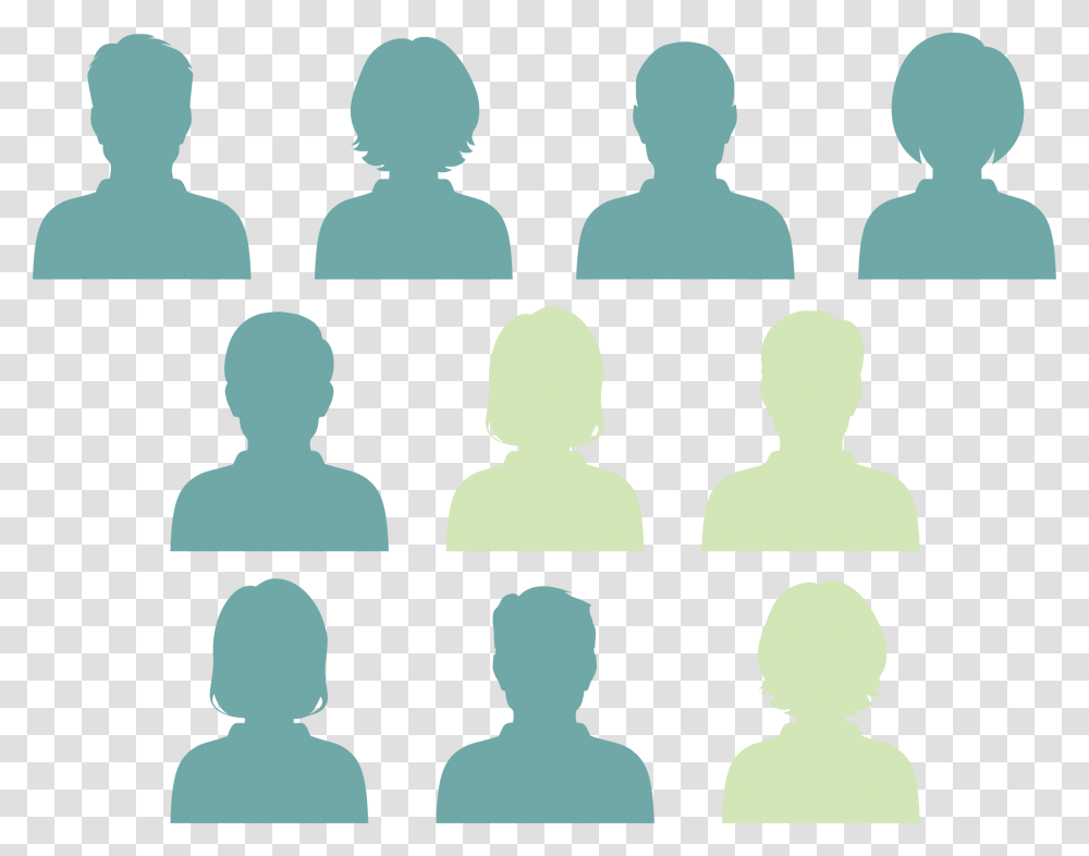 Silhouette, Person, Audience, Crowd, Dating Transparent Png