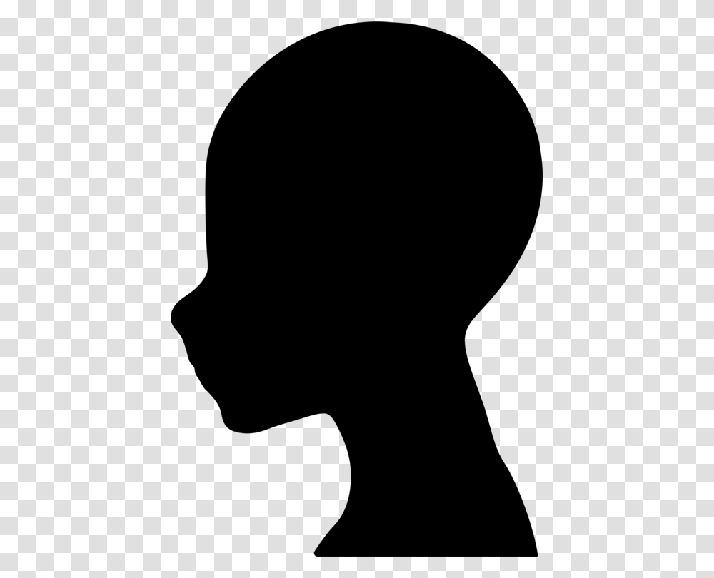 Silhouette Person Child Human Nose Person Side Profile Silhouette, Gray, World Of Warcraft Transparent Png