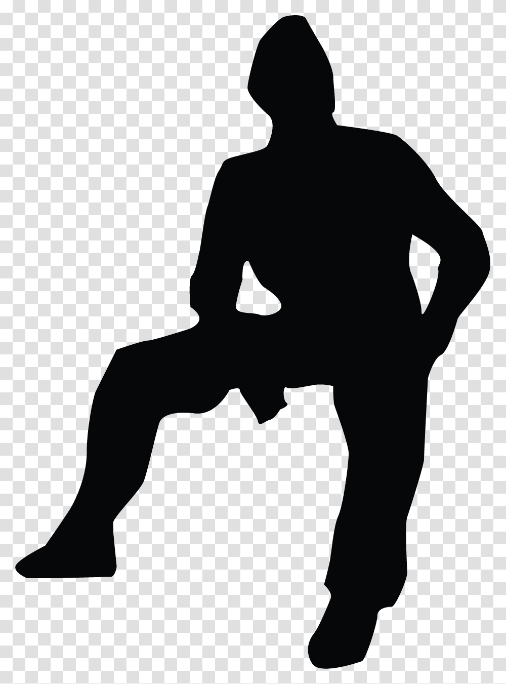 Silhouette, Person, Human, Hoodie, Sweatshirt Transparent Png