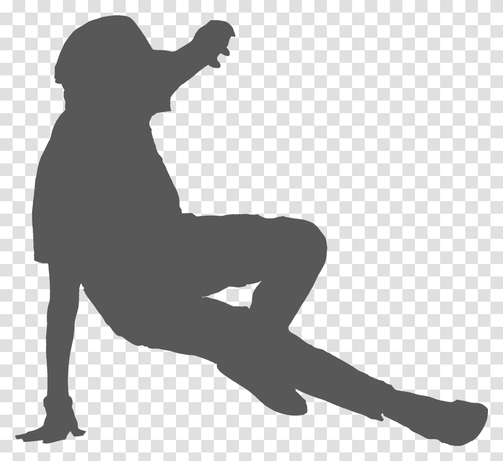 Silhouette, Person, Human, Kneeling Transparent Png