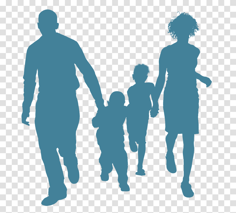 Silhouette, Person, Human, People, Family Transparent Png