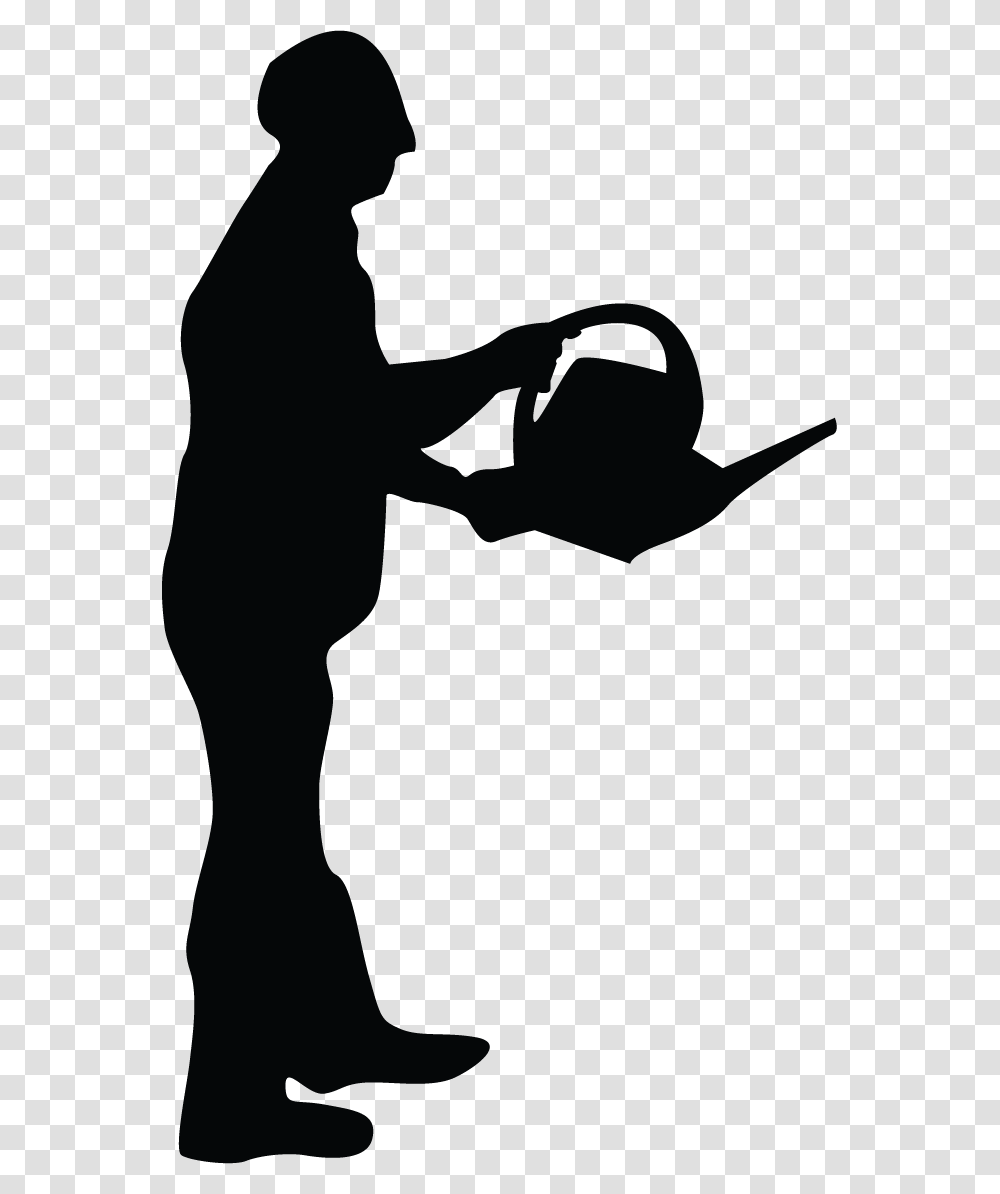 Silhouette, Person, Human, Stencil, Can Transparent Png