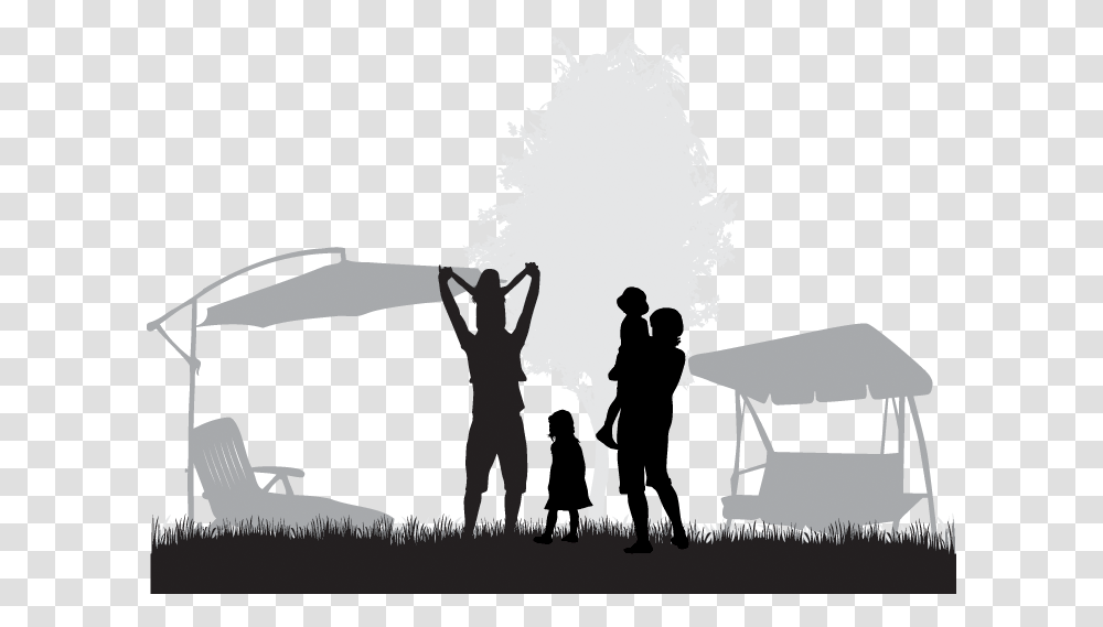 Silhouette, Person, Tree, Plant, Stencil Transparent Png