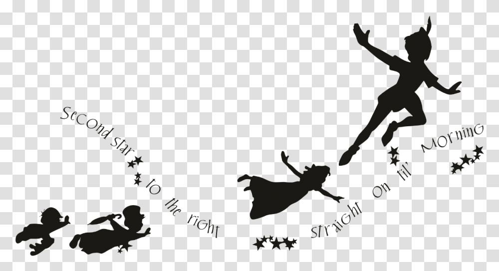 Silhouette Peter Pan, Person, Weapon Transparent Png