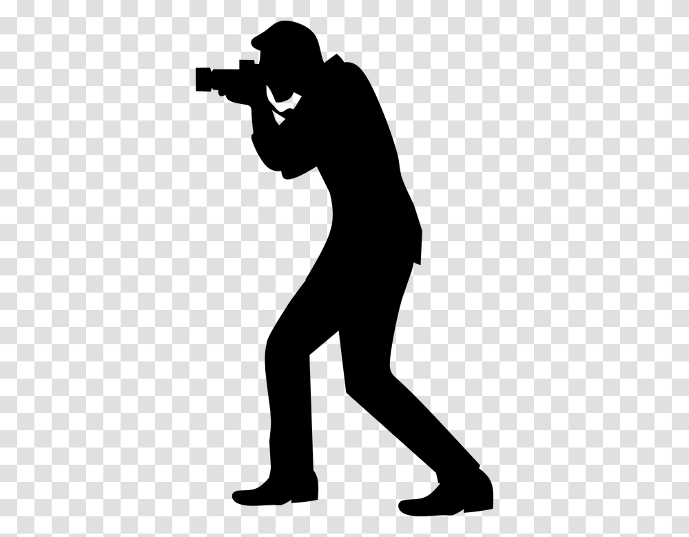 Silhouette Photographer Camera Guy Man Model Photographer Silhouette, Gray, World Of Warcraft Transparent Png