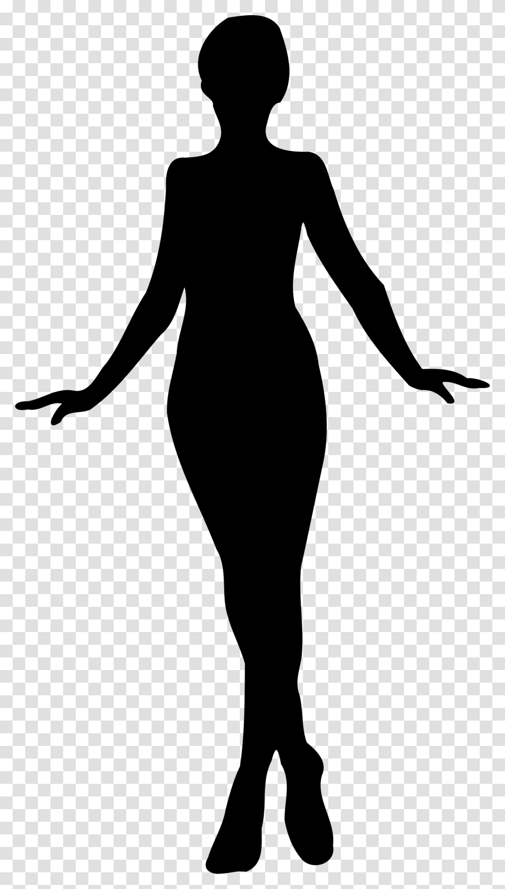 Silhouette Plus Size Women, Gray, World Of Warcraft Transparent Png