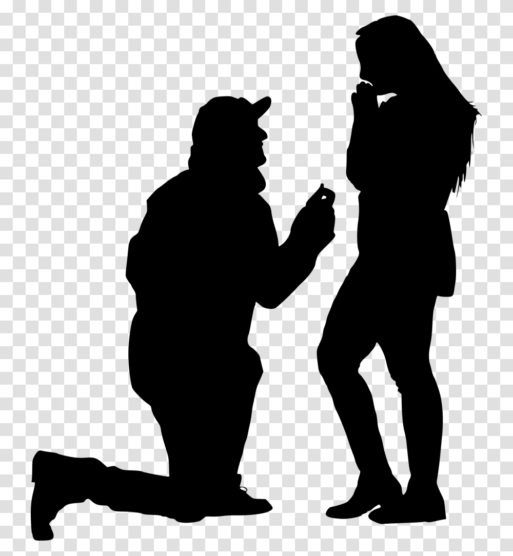 Silhouette Proposal Clipart, Gray, World Of Warcraft Transparent Png