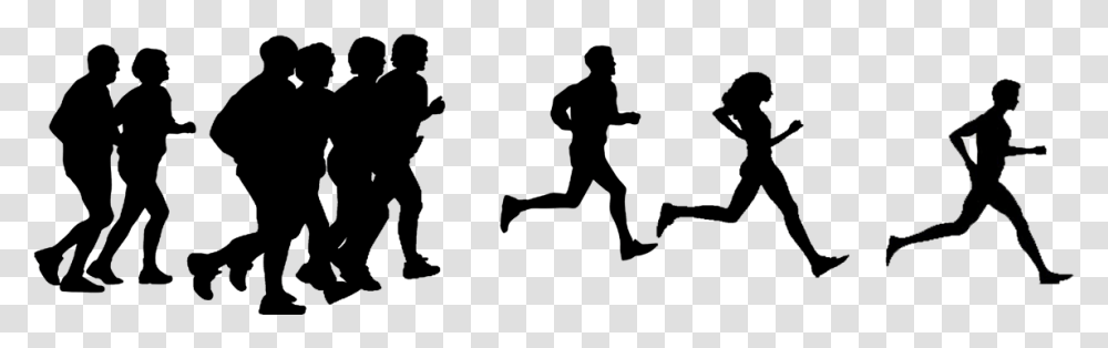 Silhouette Running Clip Art People Running Silhouette, Person, Sport, Ninja Transparent Png